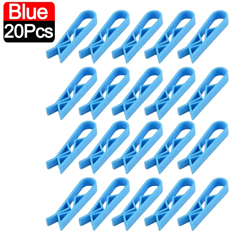 2-50pcs Waste Basket Can Fixation Clip Rubbish Bag Clips Practical Garbage Bag Anti-Slip Holder Clamp Snack Bag Sealing Tools: Chocolate