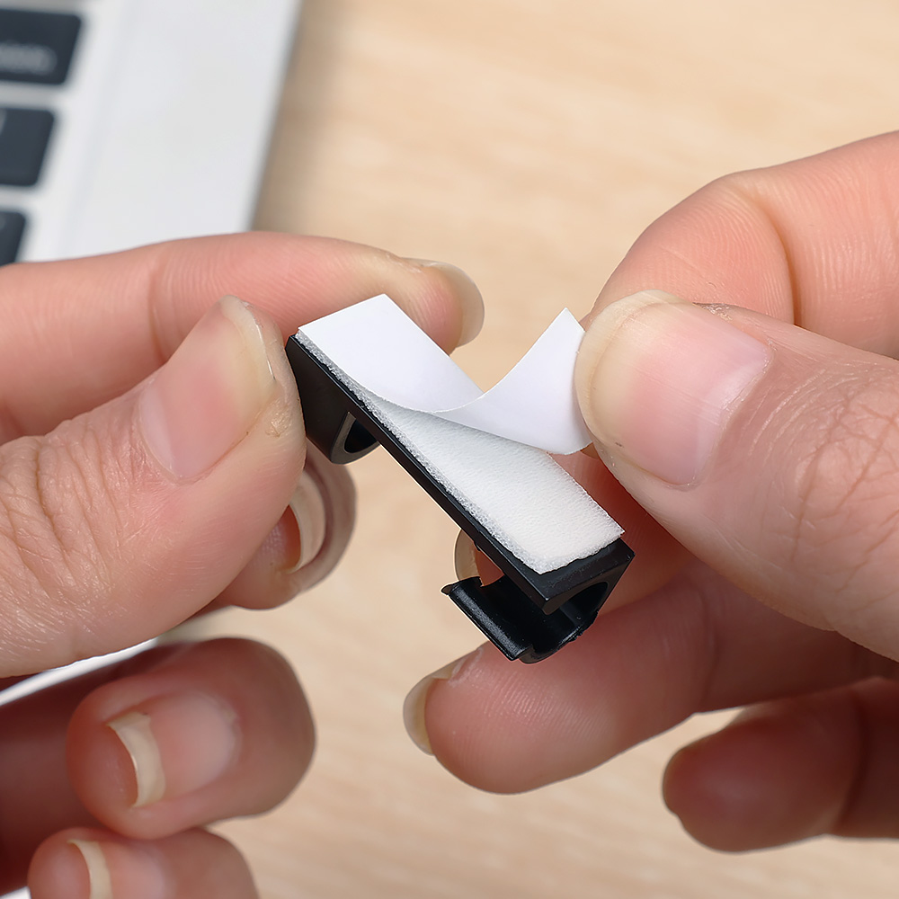 Cable Organizer Clips Wire Management Desktop & Workstation ABS Wire Manager Cord Holder USB Charging Data Line Bobbin Winder