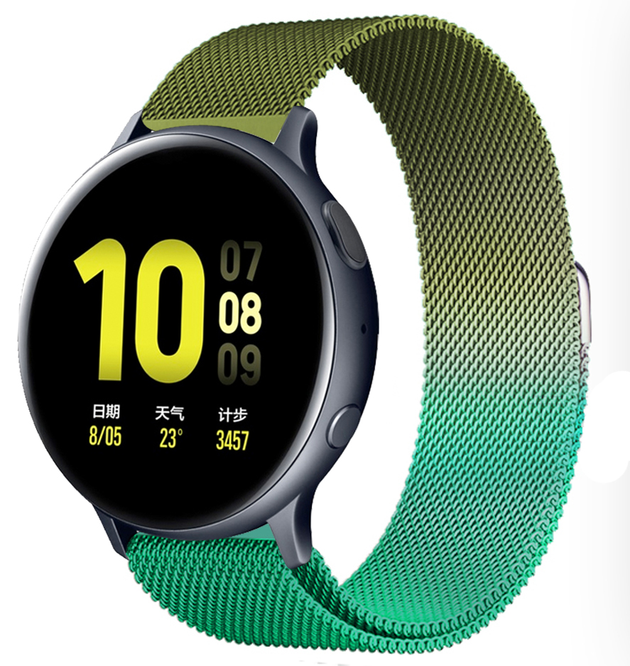 Correa de bucle milanés para garmin vivoactive 5 Denver sw360 DW reemplazo 20mm 22mm pulsera correa de reloj Amazfit MOTO Universal
