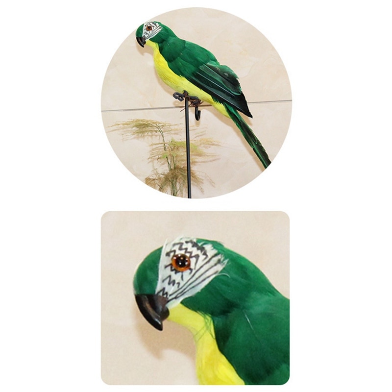 Garden Simulation Gardening Decorative Bird Garden Craftwork Decoration Parrot Emulational parrot For Show Window
