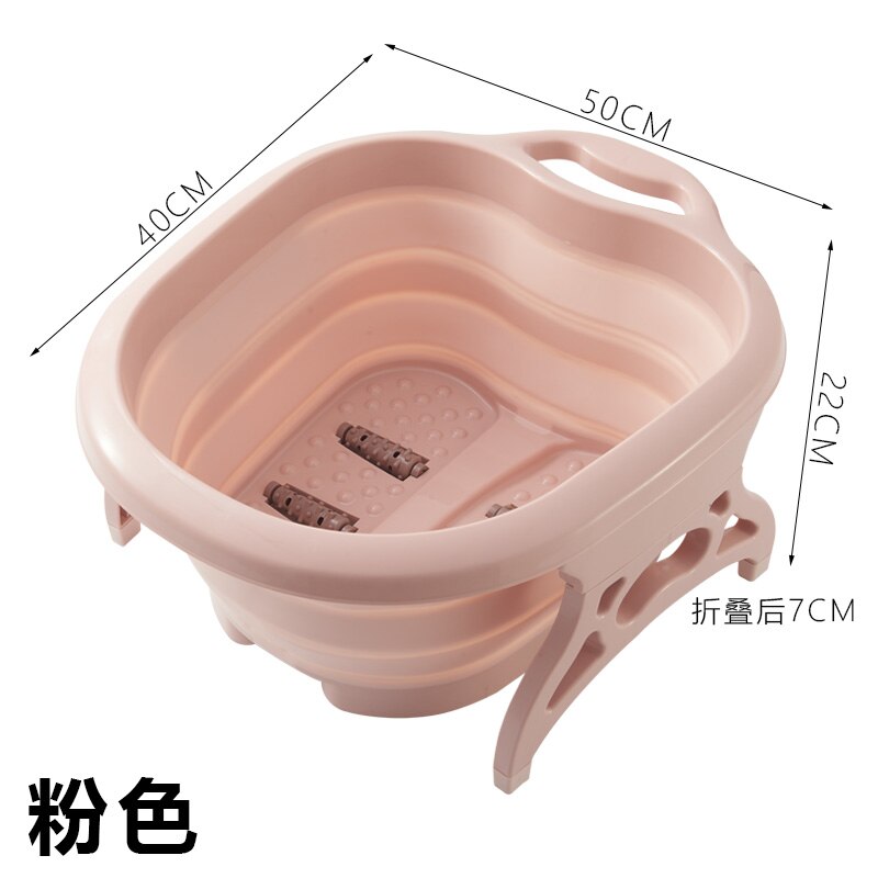 Bain de pieds repliable en plastique, Spa pédicure, pied à bulles, trempage, Sauna, maison, bain à remous, nouvel arrivage: E