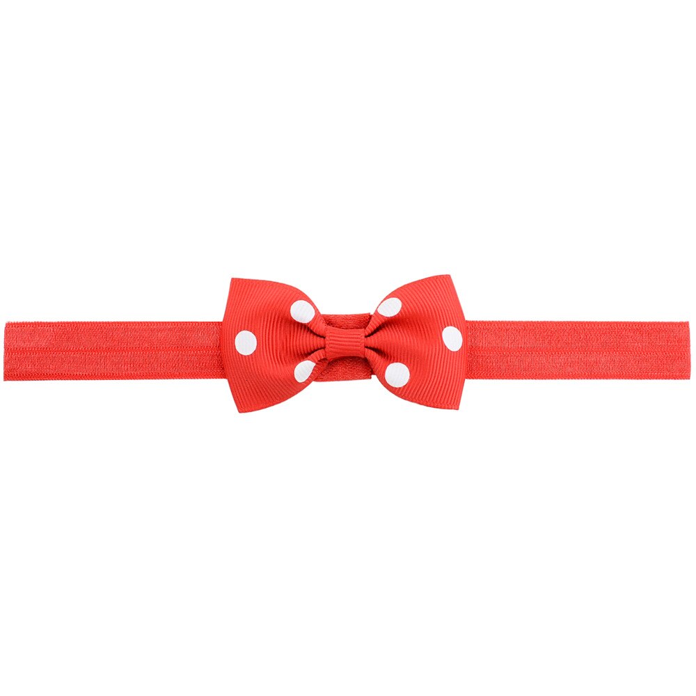 1 Pcs Headwrap Baby Hoofdbanden Hoofddeksels Meisjes Boog Knoop Dot Haarband Head Band Infant Peuters Haar Kleding Accessoires: 12