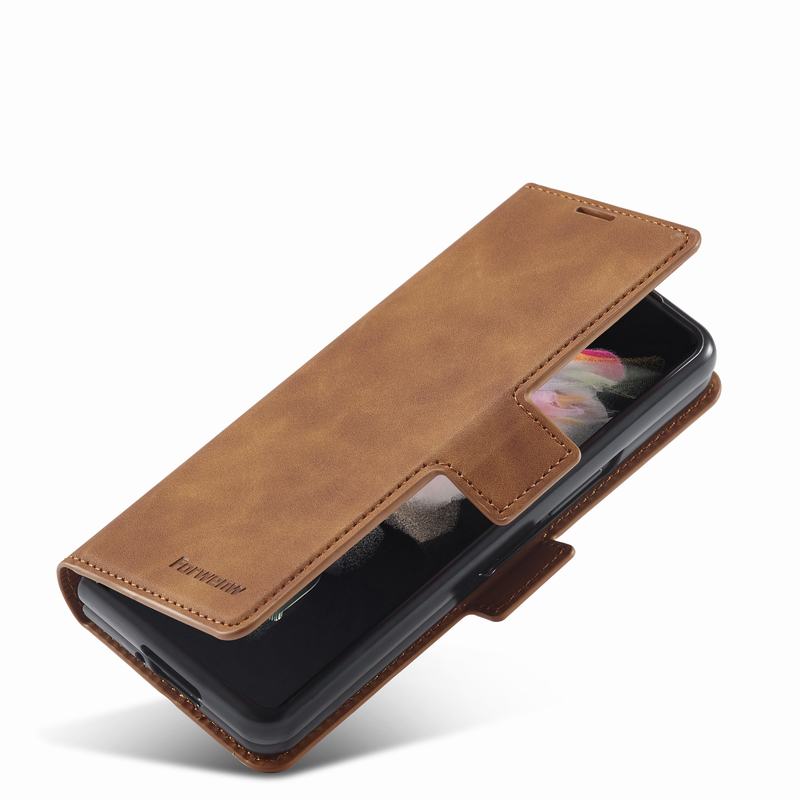 Voor Samsung Galaxy Z Vouw 3 Case Flip Wallet Leather Luxe Stong Magnetische Cover Voor Samsung Z Fold3 5G case Kaarthouder Coque