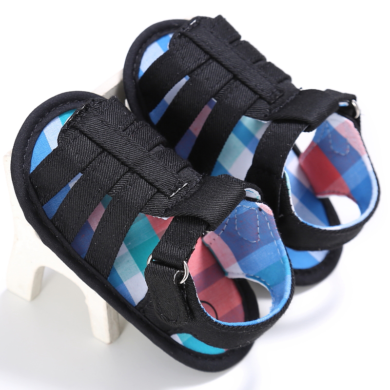 Prewalkers Summer Baby Casual sandalo 2021 trapunta e bambini traspiranti per neonati 0-18 mesi: black / 7-12 mesi