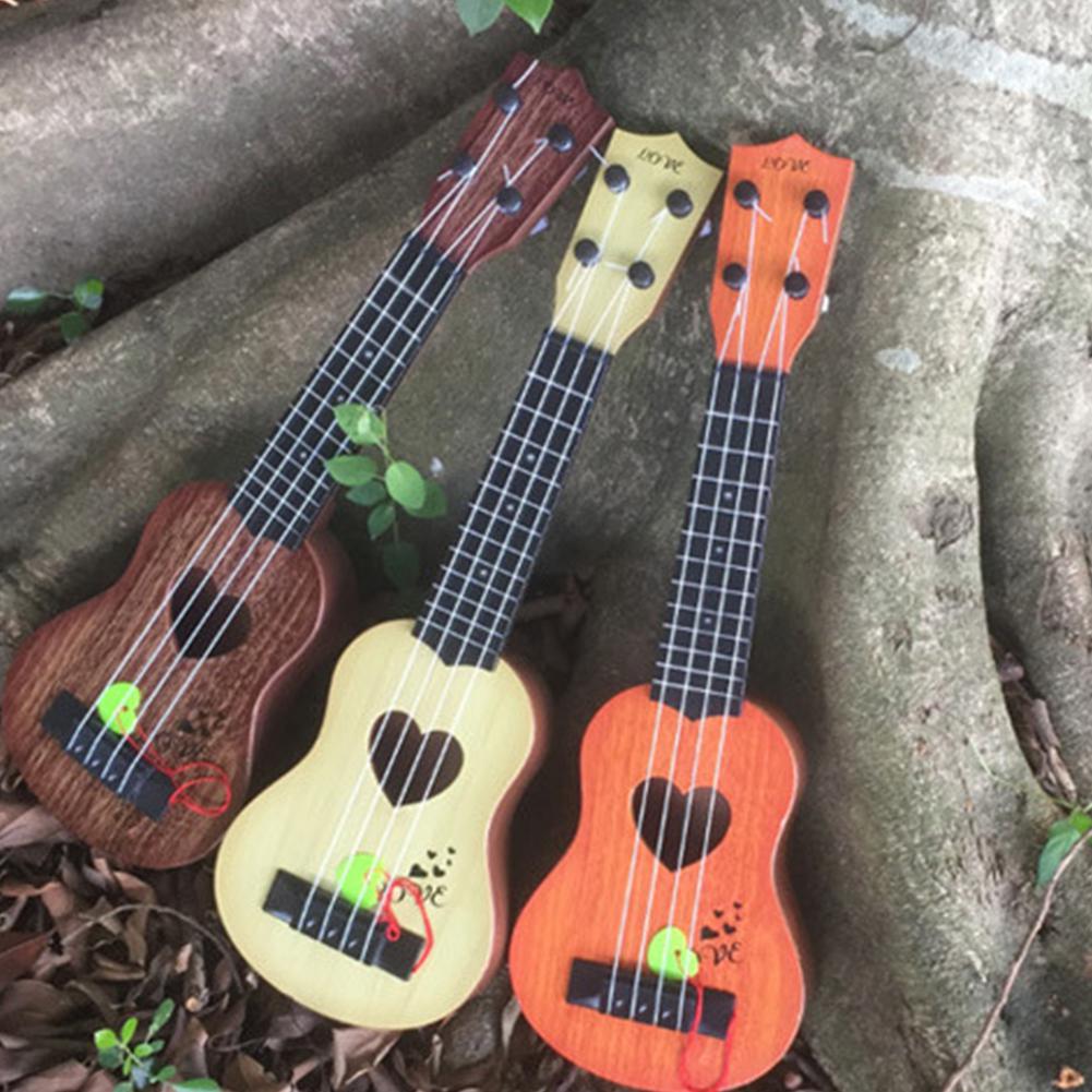 Hobbylane 4 Saiten Kinder Simulation Spielbar Ukulele Gitarre Pädagogisches Musik Instrumente Spielzeug für Anfänger
