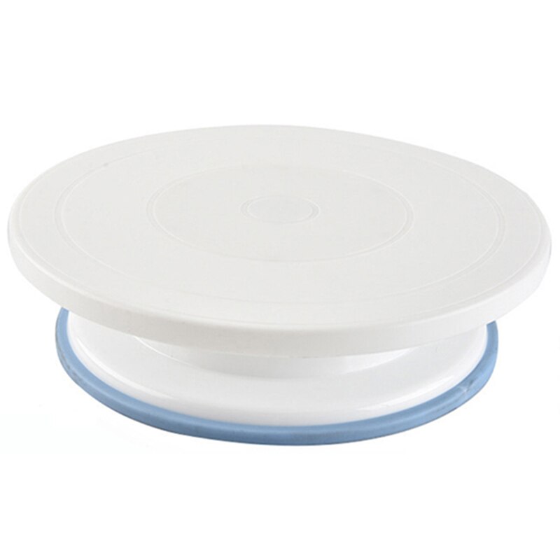 Non-slip Cake Pastry Turntable Stand Pastry Spatula Confectionery Cake Decoration Tools Kitchen Accessories Bakeware Baking Mold: White anti-slip