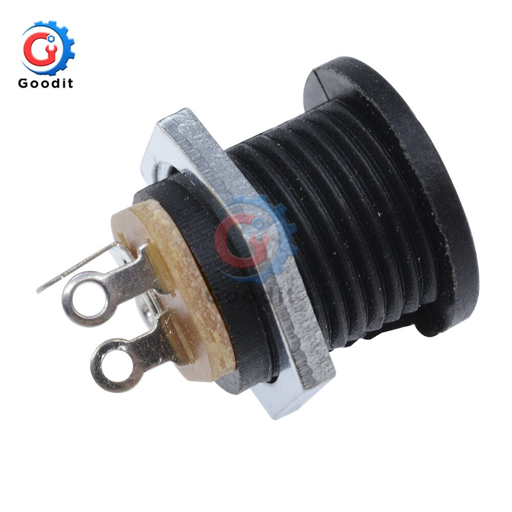 10PCS DC Power Connector pin 2.1x5.5mm Vrouw Plug Jack + Stekker Jack Socket Adapter PCB mount DIY Adapter Connector 2.1X5.5