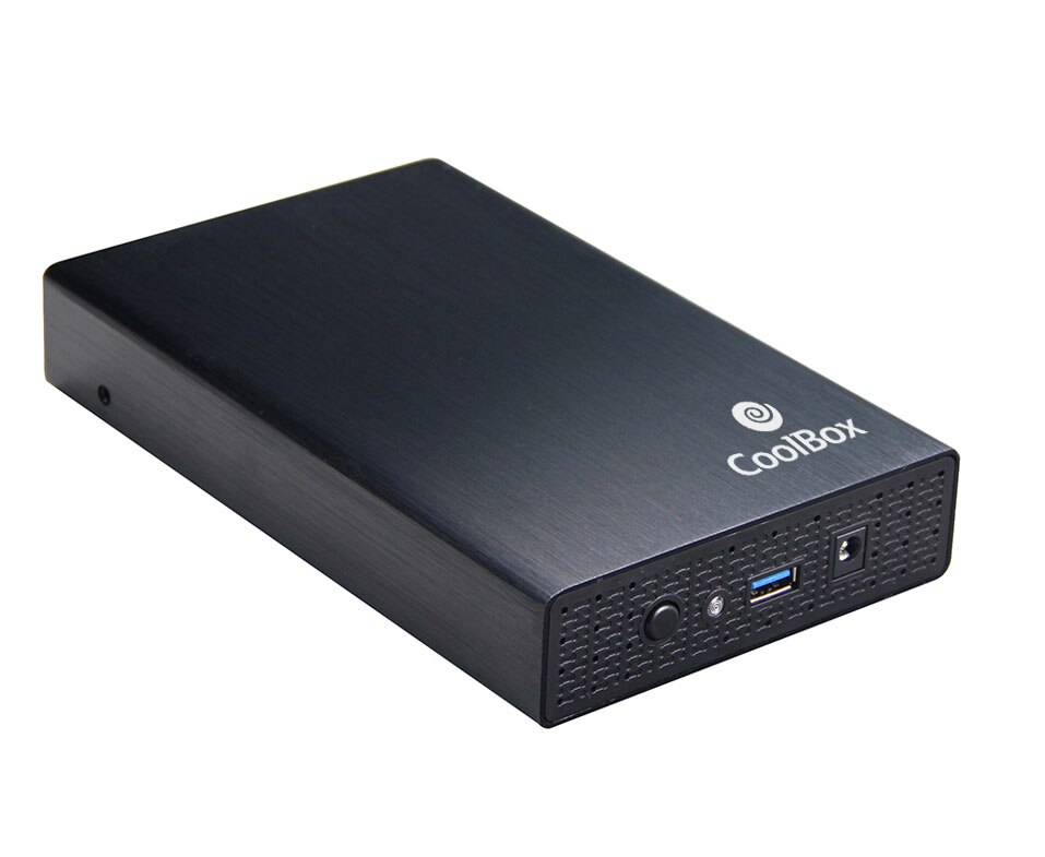 Caixa de alumínio externo para hdd 3.5 "discos rígidos sata até 8tb, usb3.0. Acelere até 5gbps