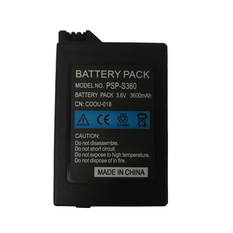 3.6V 36000mAh batterie PSP-S110 pour Sony PSP 2000 3000 PSP2000 PSP3000 série Gmaepad pour PlayStation contrôleur Portable
