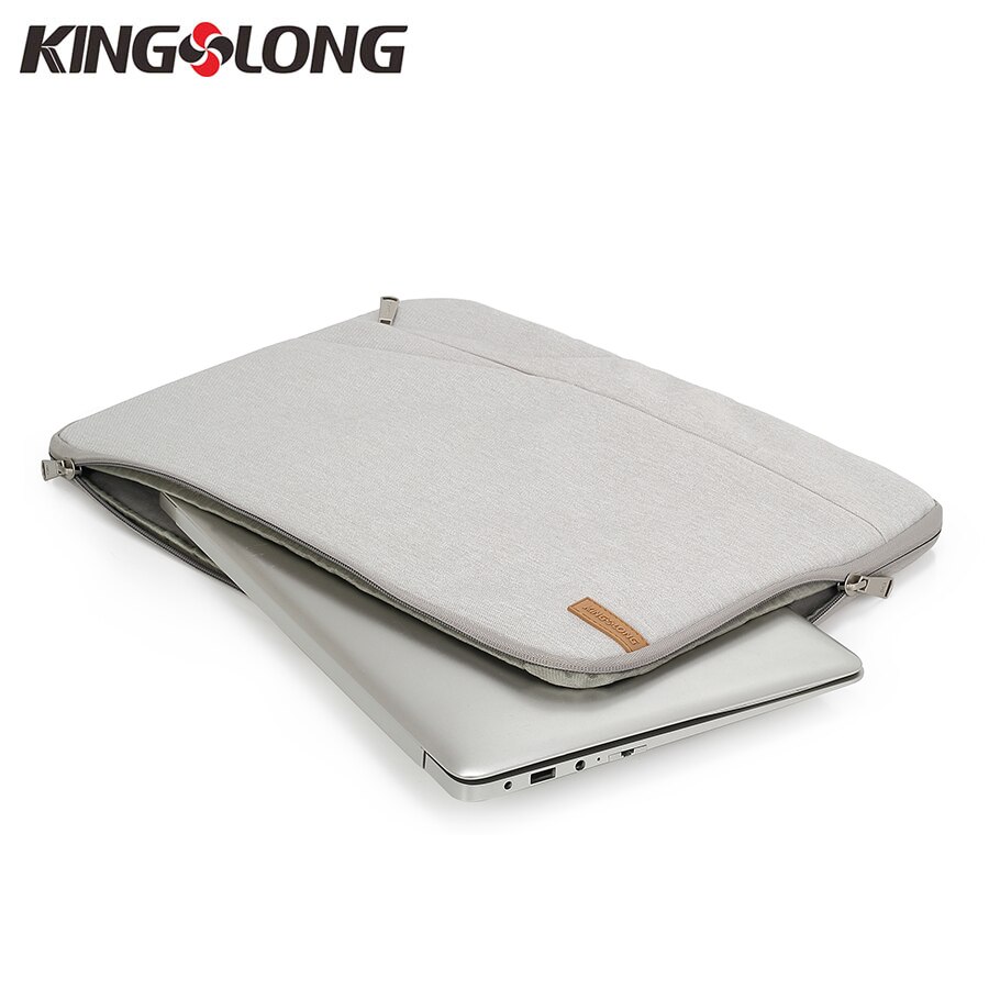 Kingslong 13 15 17 kannettavan tietokoneen suojus vedenpitävä käsilaukku macbookille dell acer hp kannettavan tietokoneen laukku suojaava yritystietokone valkoinen kotelo