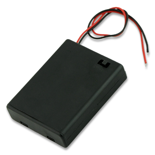 1pc 2x 3x 4x AAA Battery Holder Storage Case With On / Off Switch Lead Cable AAA Battery Box