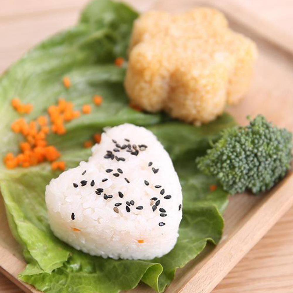 3PCS/Set DIY Sushi Mold Onigiri Rice Ball Food Press Triangular Sushi Maker Mold Japanese Home Kitchen Bento Accessories Tools
