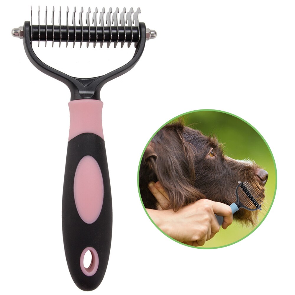 Amazon.com: Self Cleaning Slicker Brush for Cats and Dogs | Deshedding ...