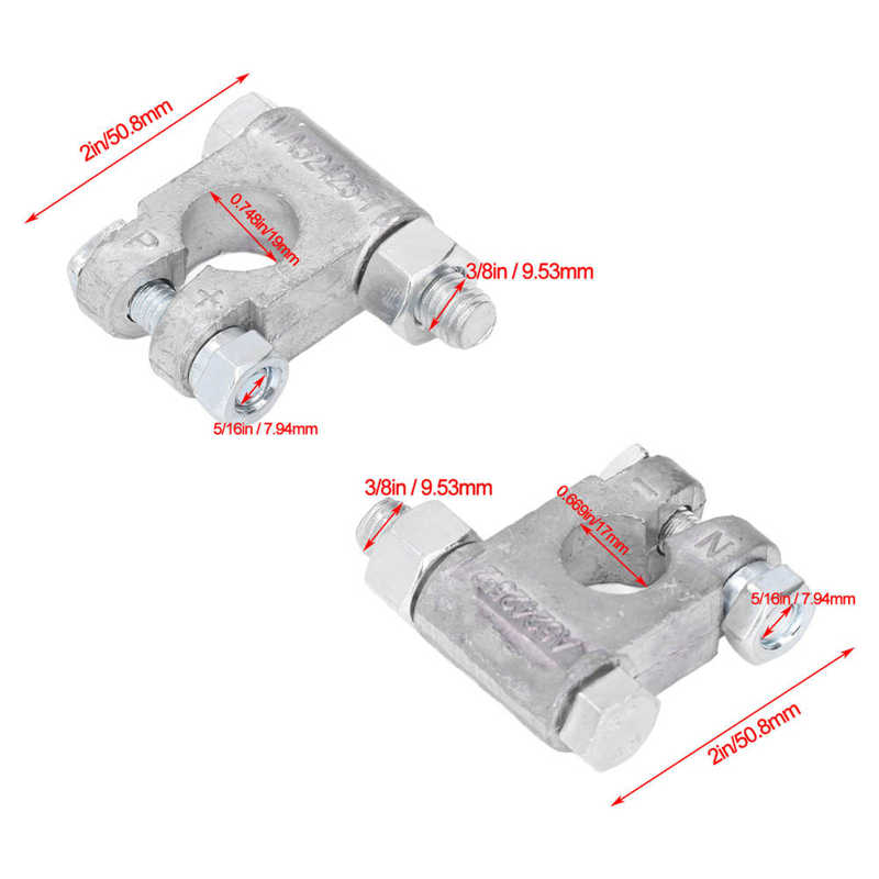 Battery Lead Terminals Heavy Duty Battery Terminal Wear Resistant Universal High Sttrength for Truck for RV for Car