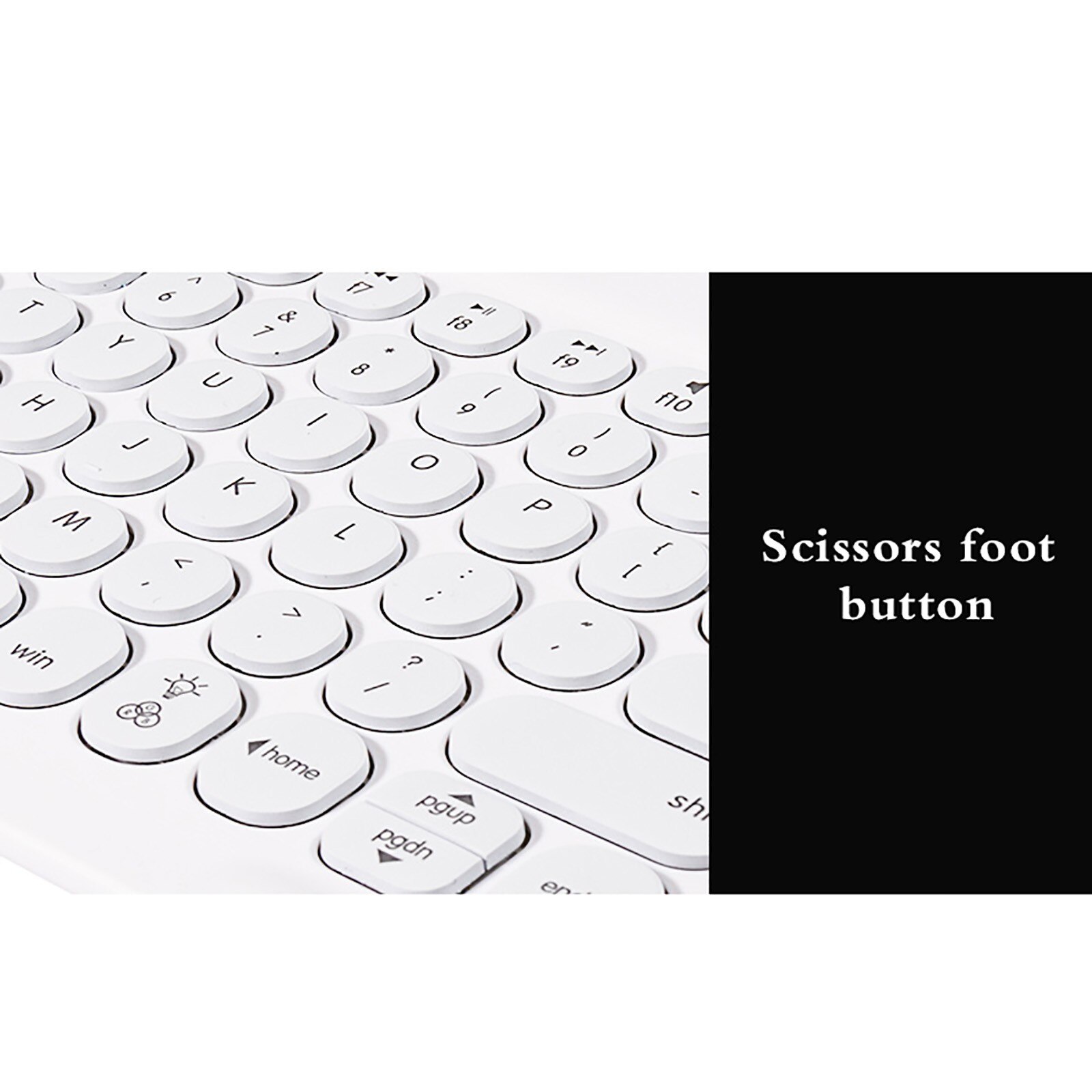 Teclado sem fio portátil bluetooth ultra fino 7 cores led retroiluminado para ipad mini 7.9 teclado para android para windows #3