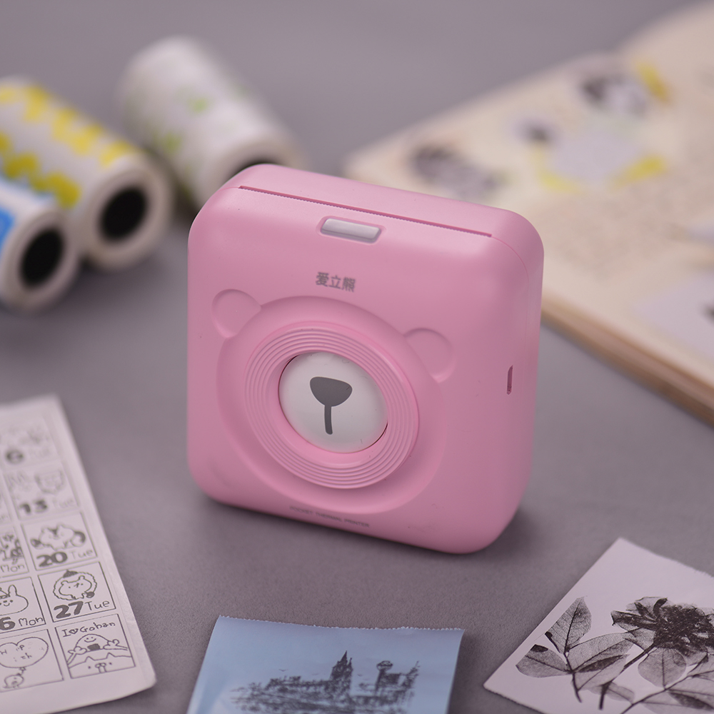 PeriPage mini kieszeń drukarka przenośna A8/A6 bezprzewodowa BT moc drukarki termicznej funkcja banku klip projekt drukarka paragonowa dla iOS