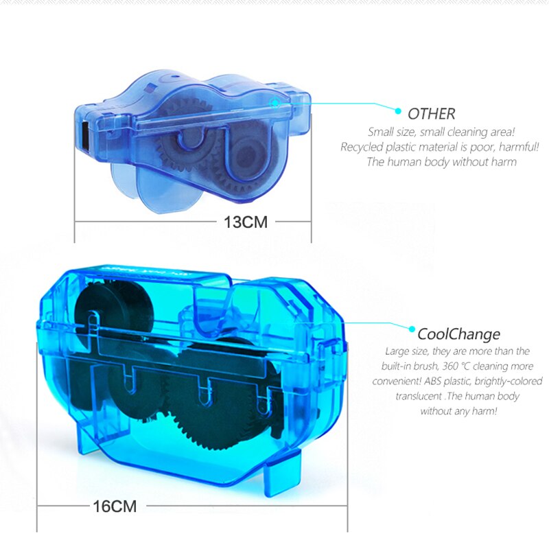 Bicycle Chain Cleaner Machine Liquid Clean Device Tools Kit for Bike MTB Cleaning Brushes Wash Scrubber Accessories