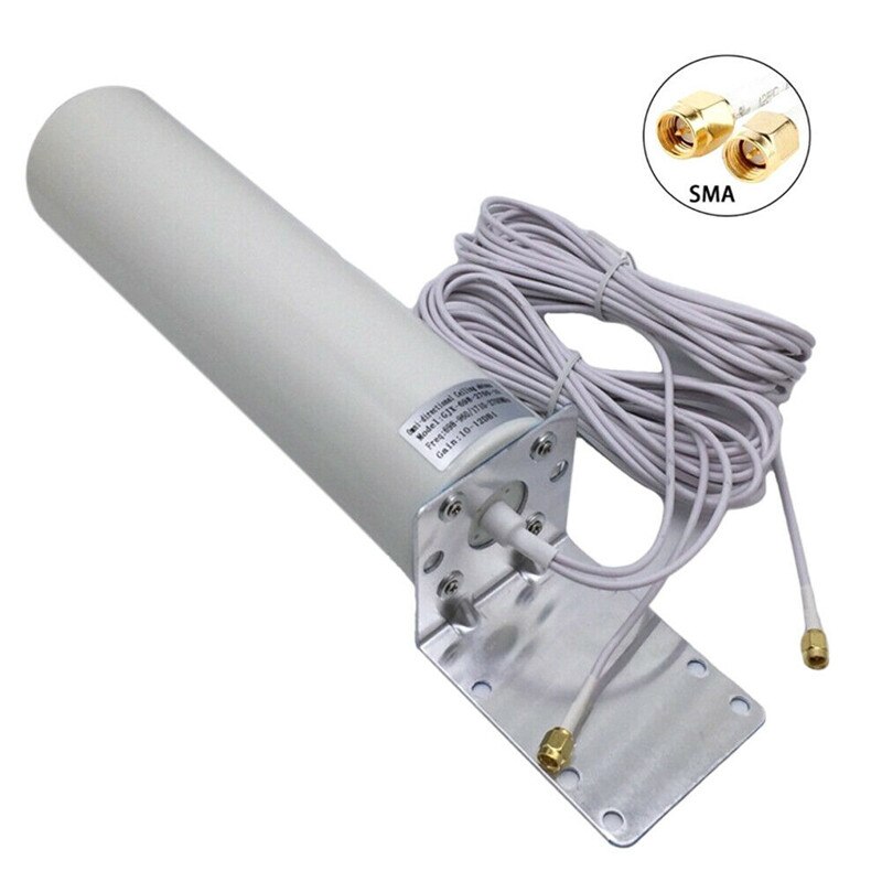 Antenne extérieure 4G LTE antenne externe 3G 4G avec connecteur 5m double curseur CRC9/TS9/SMA pour Modem routeur 3G 4G: SMA