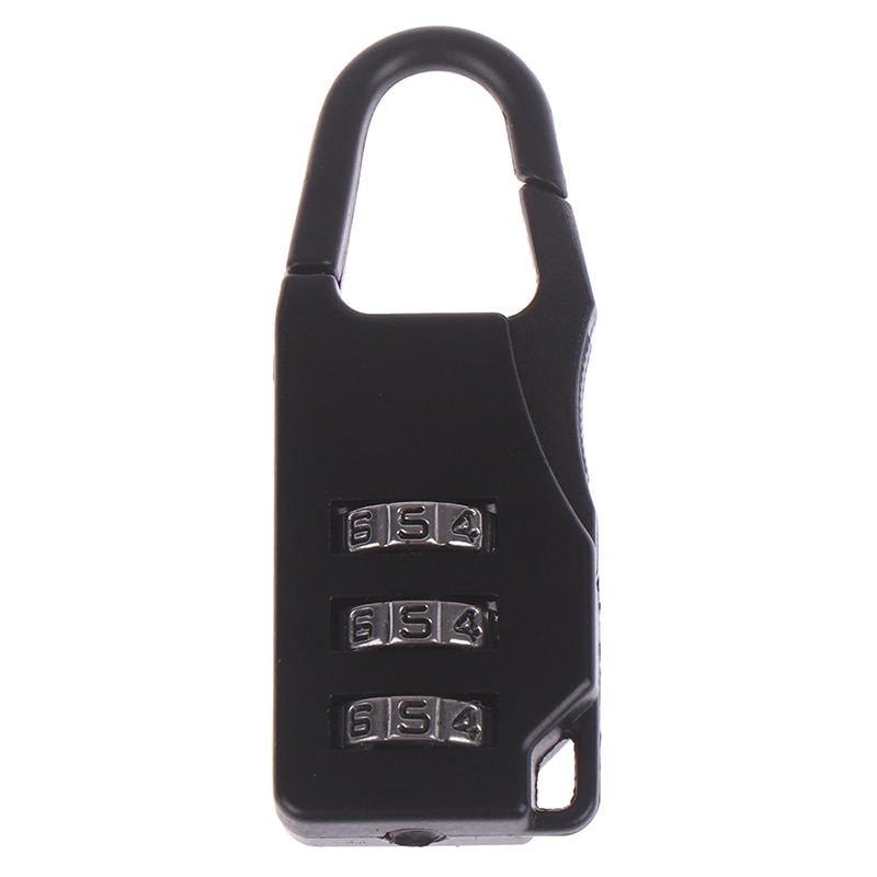 CFMOUR TSA Koffersloten - 1, 2, 3, 4, 5, 6 Pack 4-Dial Beveiliging Reizen Combinatie Hangslot voor Koffers Bagage Case Bag Code Lock - Zwart & Blauw & Rood (Pack van 3