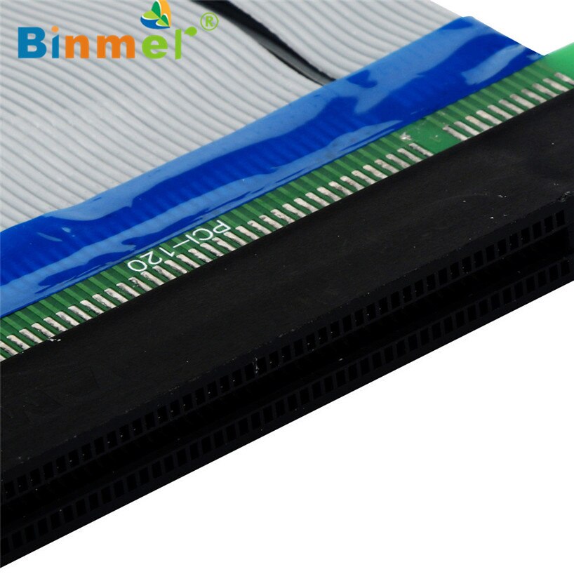Binmer Gratis bezorging 32 Bit Flexibele PCI Riser Card Extender Flex Extension Lint Kabel September 12