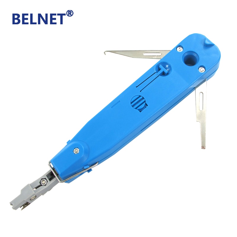 BELNETKRONE LSA-Plus Impact Punch Down Tool cut insert Wire for rj45 rj11 cat6 cat5e ethetnet Telecom cable keystone patch panel