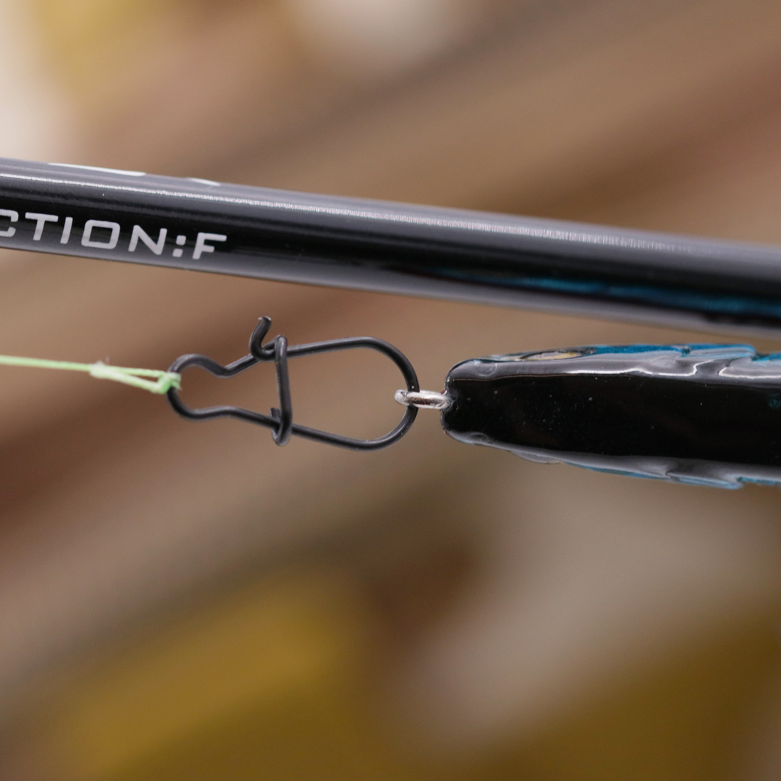 FishTrip Fishing Snap Matte Duo Lock Snap with Carabiner Fishing Connector Stainless Steel Frosted Surface Terminal Tackle