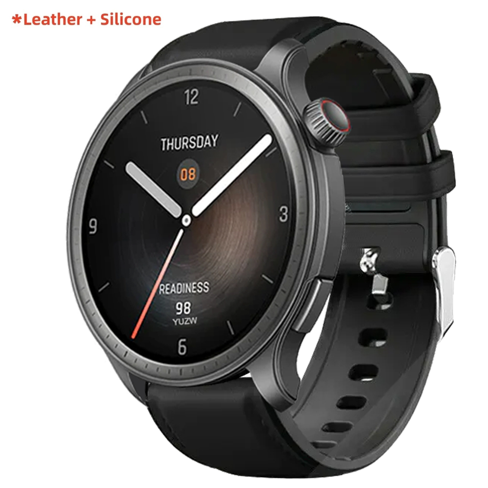 22mm nahkaista silikoniranneketta huami amazfit bip 6 5/ balance/stratos 3/ gtr 4 2e 3 pro/pace -kellolle, ranneke vaihtoranneke: Musta keltainen