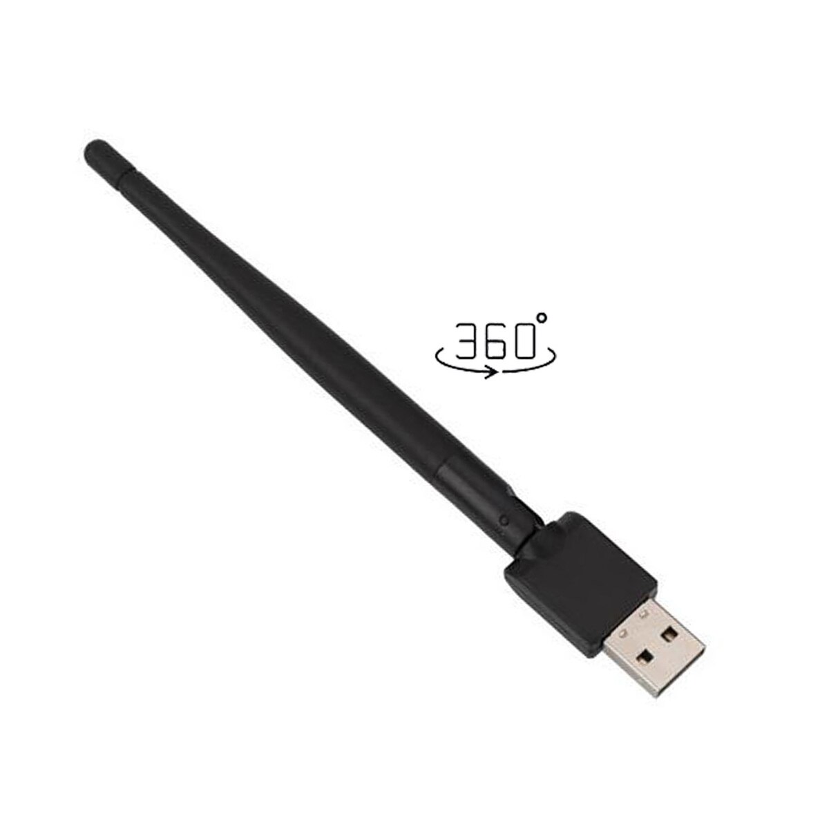 MTK7601 Chipset USB Wi-fi Sem Fio Com 2Dbi Antena Adaptador LAN USB Para 2018 Mais Novo Koqit K1 Recevier Satélite Set Top Box V7S