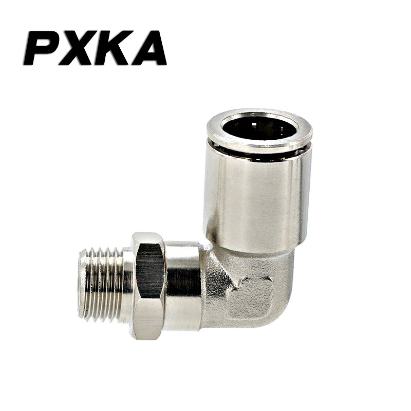 High Temperature Resistance of 8mm High Pressure Right Angle Elbow of Air Pipe Quick Joint