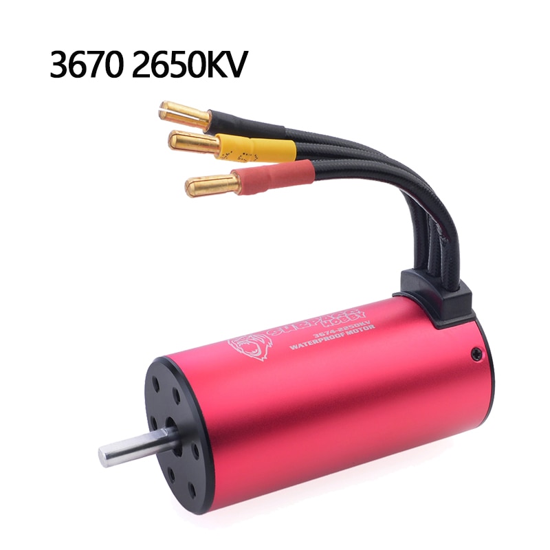 SURPASSHOBBY KK Waterproof 3670 5.0mm Brushless Motor 1900KV 2050KV 2150KV 2650KV 2850KV for 1/10 1/8 RC Drift Racing Car: 2650KV