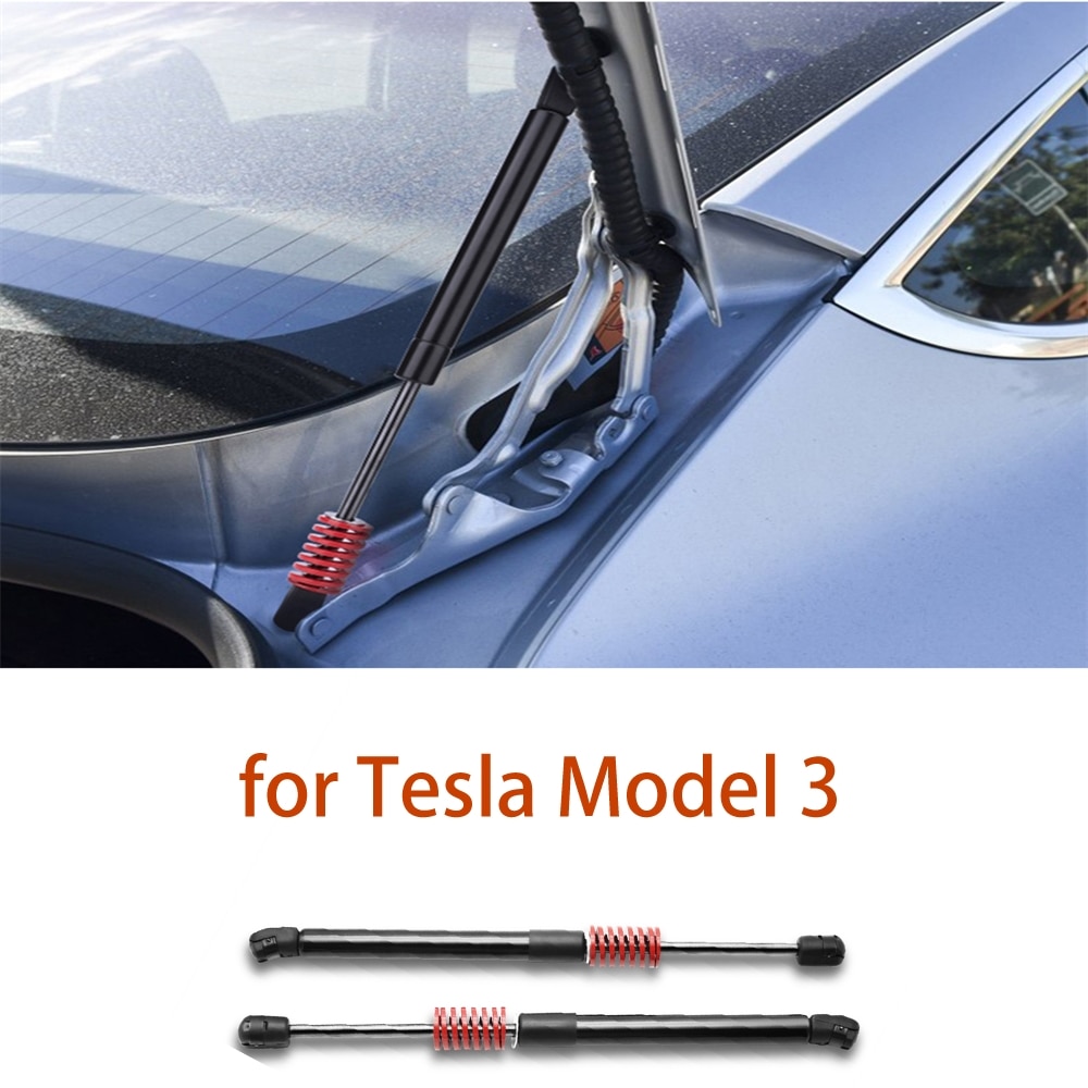 2 stk bil bakre koffertløfter støtter stagere bil gassfjærer støtdempere tilbehør til tesla modell 3