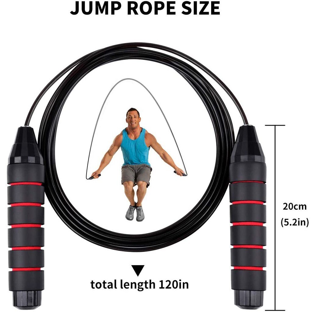 Adult Student Jumping Rope Easy to Adjust Comfortable Handles Adjustable Rope adjust to the length Appropriate for all ages