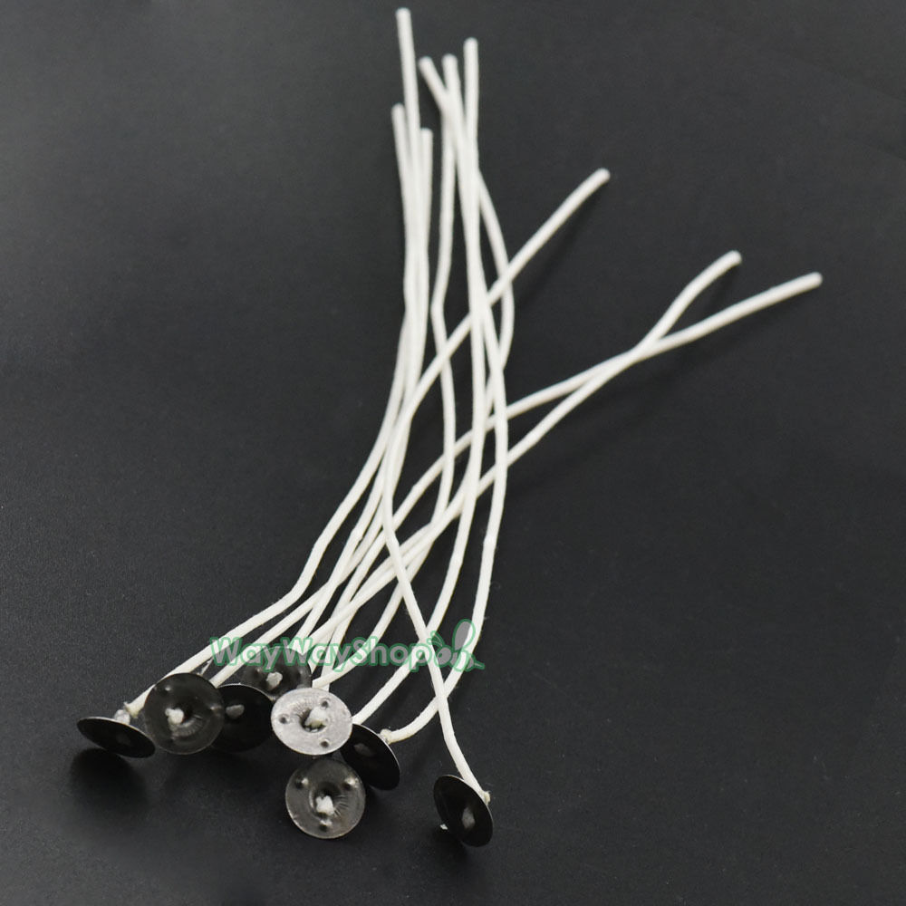 100Pcs 200Pcs Candle Wick Zinc Core Thread Pretabbed for Supplies Candle Making 25mm 40mm 50mm 70mm 100mm 150mm 200mm 260mm