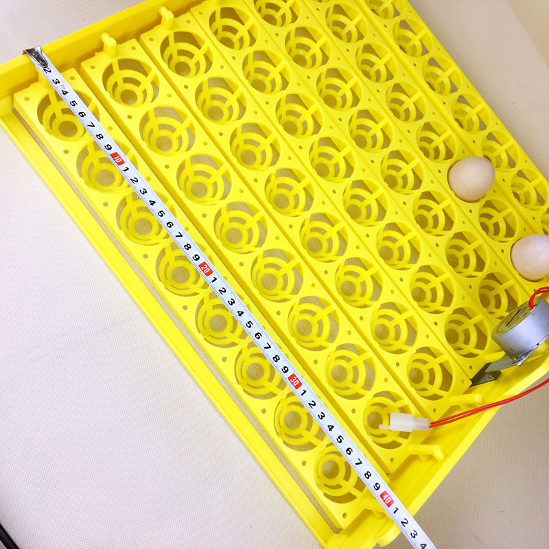 Automatische Broederij Machine Onderdelen Gevogelte 110V 220V Capaciteit 56 Eend Kip Plastic Eierrekje Voor Incubator Met Auto turn Motor