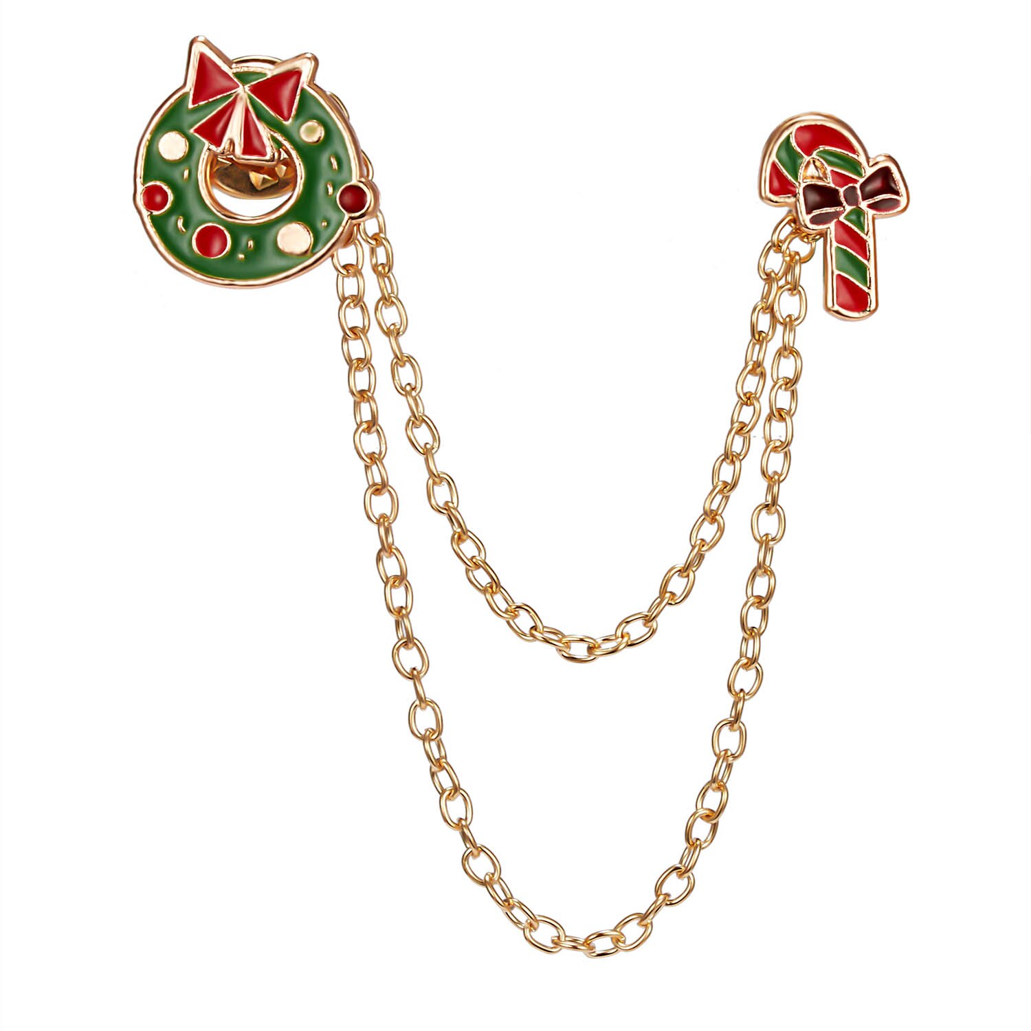 Weihnachten Brosche Stifte Santa Claus Weihnachten Baum Quaste Perle Anhänger Brosche Elch Glocken Glocken Schneemann Glocken Schneeflocke Weihnachten Brosche