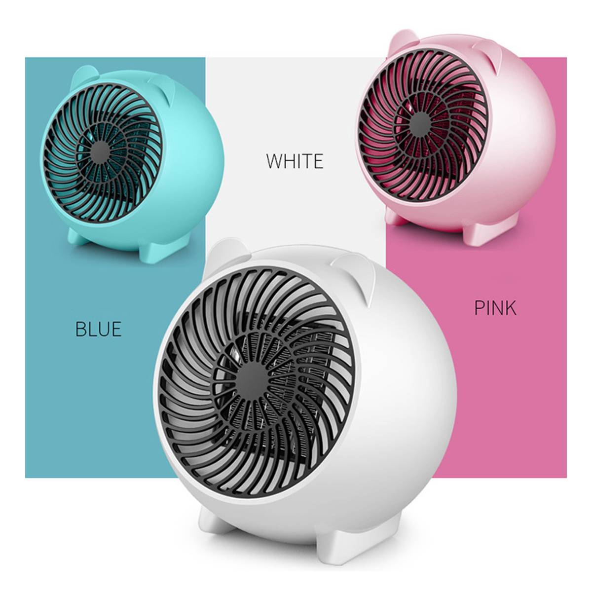 Electric Heaters Fan desktop Mini home office Fast Power save heater Portable Smart Warmer for Winter PTC Ceramic Heating fan