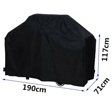 Bbq cover vandtæt til weber grill tilbehør grill covers gas stor grill uv udendørs have: 190 x 71 x 117