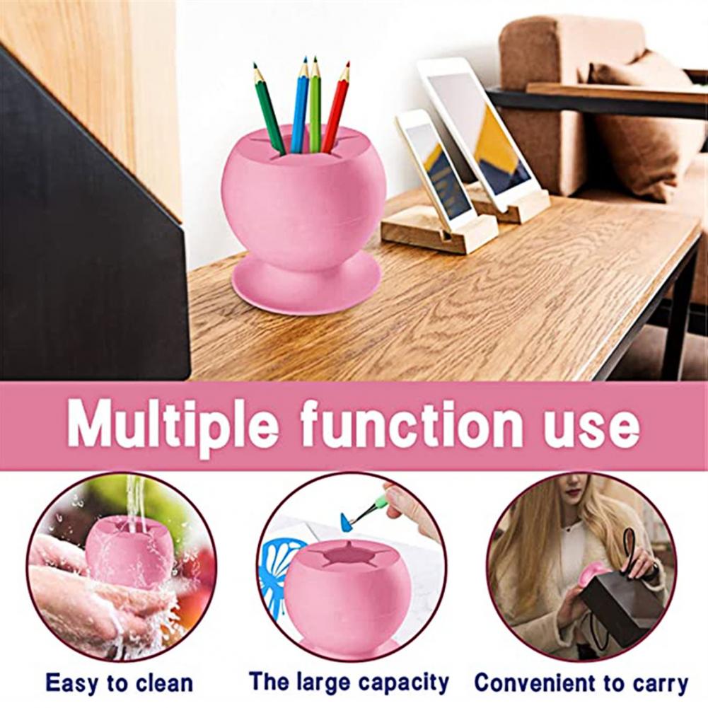 Draagbare Siliconen Zuignap Desktop Wieden Schroot Collector Opslag Houder Duurzaam Schroot Collector Siliconen Auto Accessoires