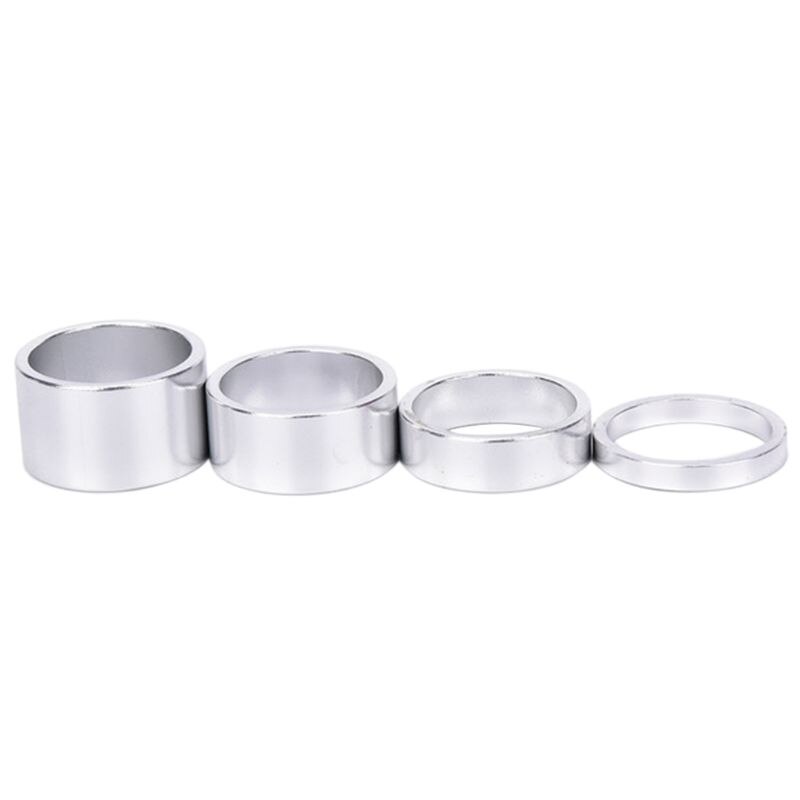 4 Stuks M10 Fietsas Veiligheidsring - Voor Voor- En Achterwiel, Stalen Sluitring, Zilver