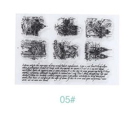 Transparent Silikon Mehrere Stile Dichtung Stempel Karte, Der 3d Stempel Transparent Stempel für Scrapbooking Klar Briefmarken: 5