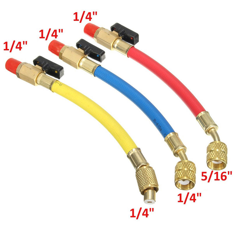 Automobiel Koeling Airconditioning Kogelkraan Buis Kogelkraan Joint VOOR R12 R134A R410A: Zilver