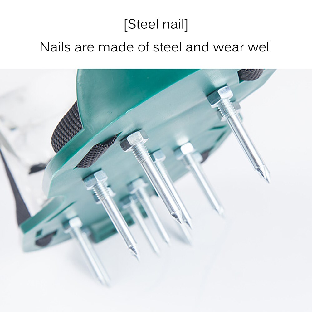1 Paar Gazon Beluchter Schoenen Gras Spiked Tuinieren Wandelen Revitaliserende Gazon Beluchter Sandalen Schoenen Nail Groeien Tool