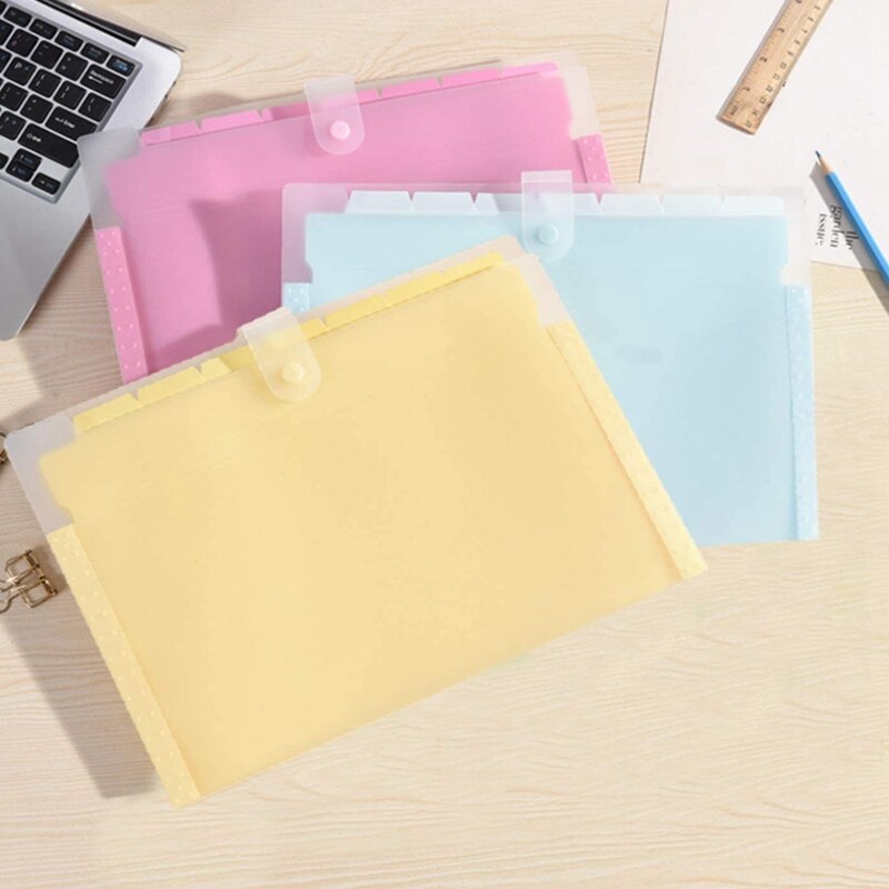 Dragspelsmapp, arkivmapp , 8 fickor us letter  a4 pappershållare för skolan hemmakontor resor , 3 pack.