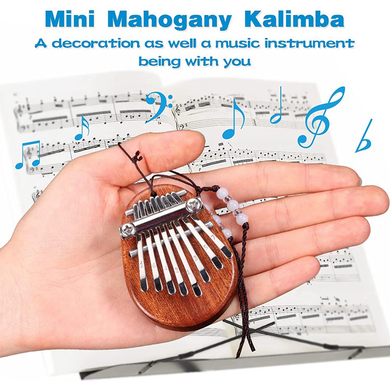 8 Key Kalimba Mini Thumb Piano Kalimba Beginner Portable Instrument