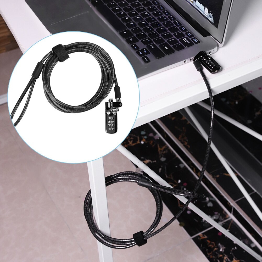 Uitgebreide Keyless Digitale Anti-diefstal Gecodeerde Combinatie Slot voor Laptop Computer