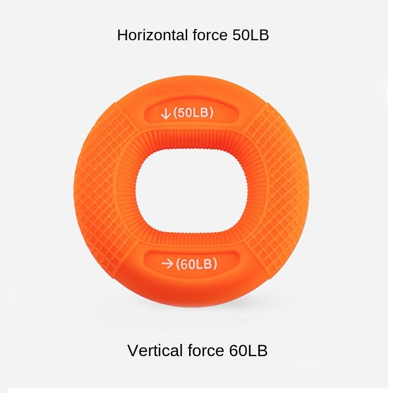 Silicone Finger Clip Silicone Hand Grip Ring Wrist Expander Finger Trainer Grip Portable Fitness Grip Expander: Orange