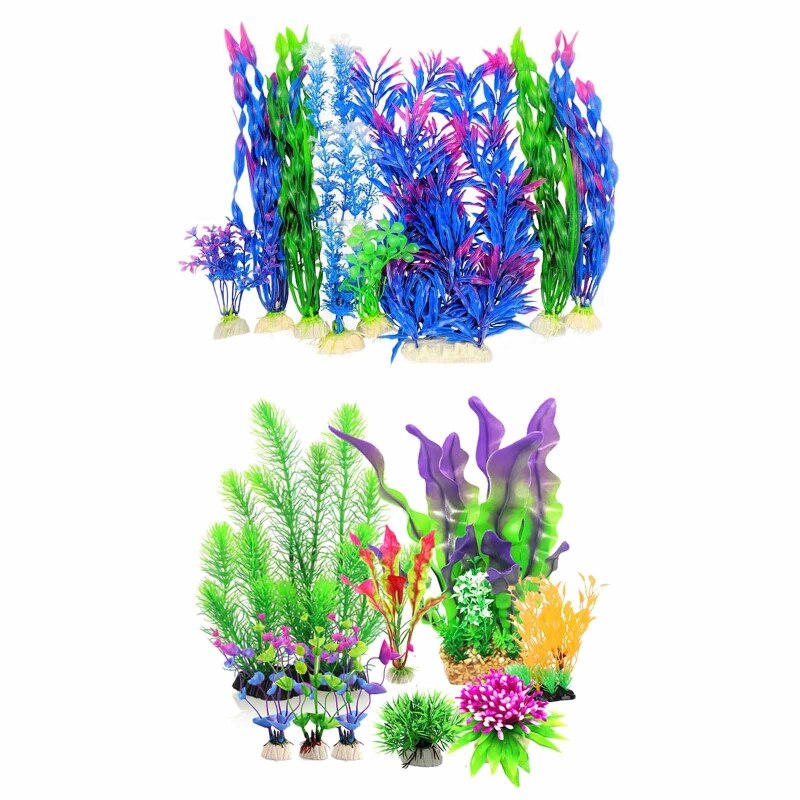 2022 Aquarium Plants Seaweed Water Plants for Aquarium Water Plant Grass Ornament