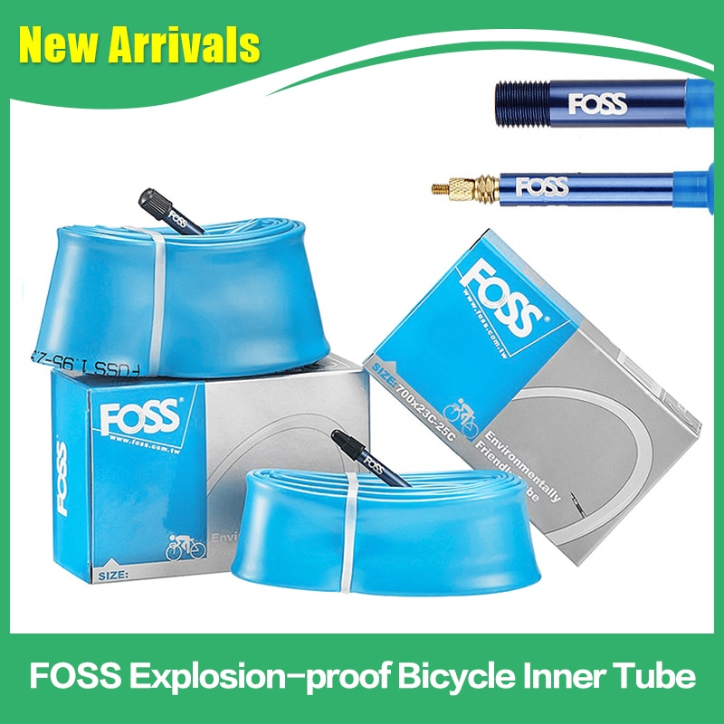FOSS Explosion-proof Bicycle Inner Tube MTB Road Bike Inner Tube AV/FV Universal Inner Tube 16/20/24/26/650B/29/700C Inner Tubes