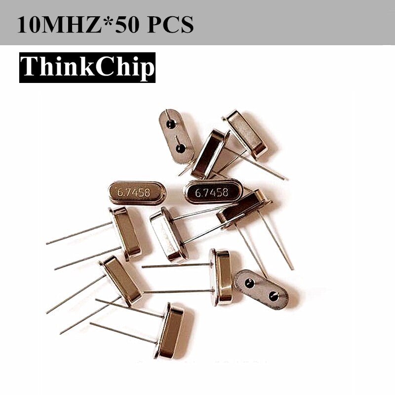 (50 Pcs) HC-49S crystal oscillator series kits 4MHZ 6MHZ 8MHZ 10MHZ 12MHZ 16MHZ 20MHZ 24MHZ 25MHZ 27MHZ 30MHZ 32MHZ 48MHZ: 10 MHz