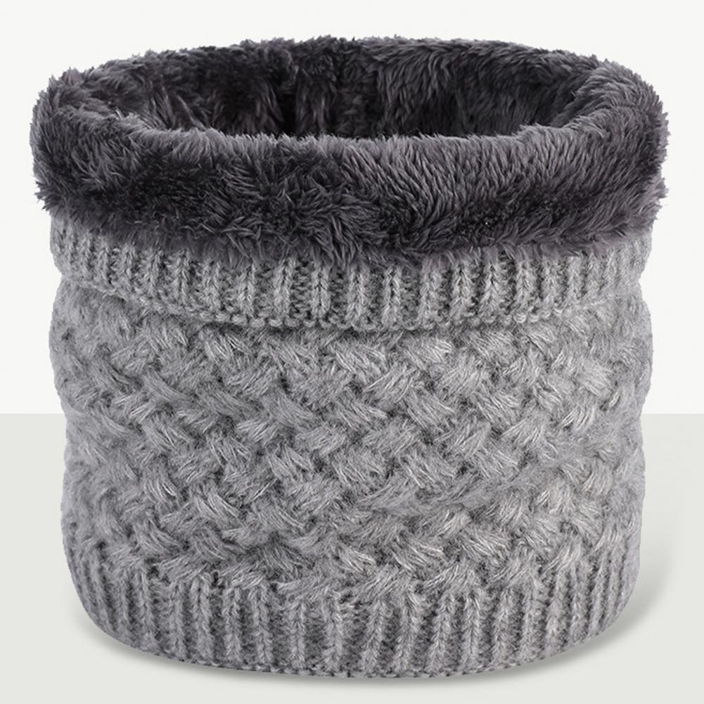 Neck Warmer Wear Resistant Thick High Elastic Plush Lining Neck Scarf Winter Neck Warmer for Cold Weather